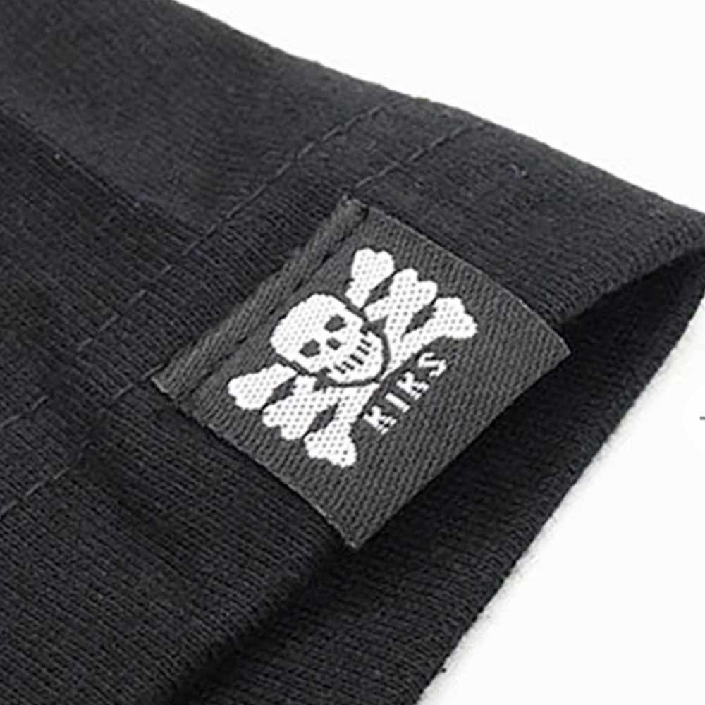 3 for $12 KIKS TYO 100% Cotton Short Sleeve Logo Tee in Black w/White Logo Sz S - Picture 3 of 9